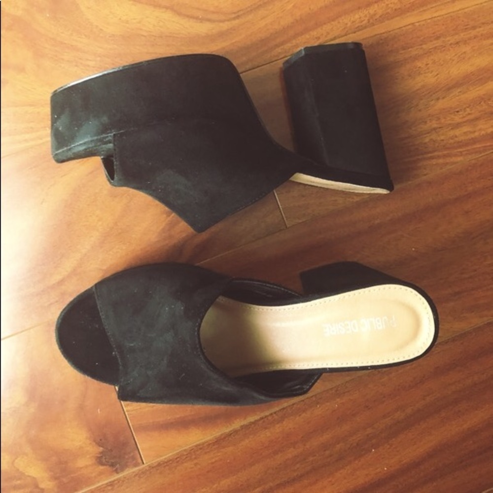 Misty Platform Mules by Public Desire
